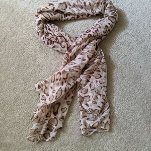 BUNDLE Two animal print scarves